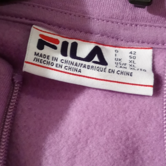 Fila Women's 1/4 Zip Pullover Sweater size L - Picture 7 of 7